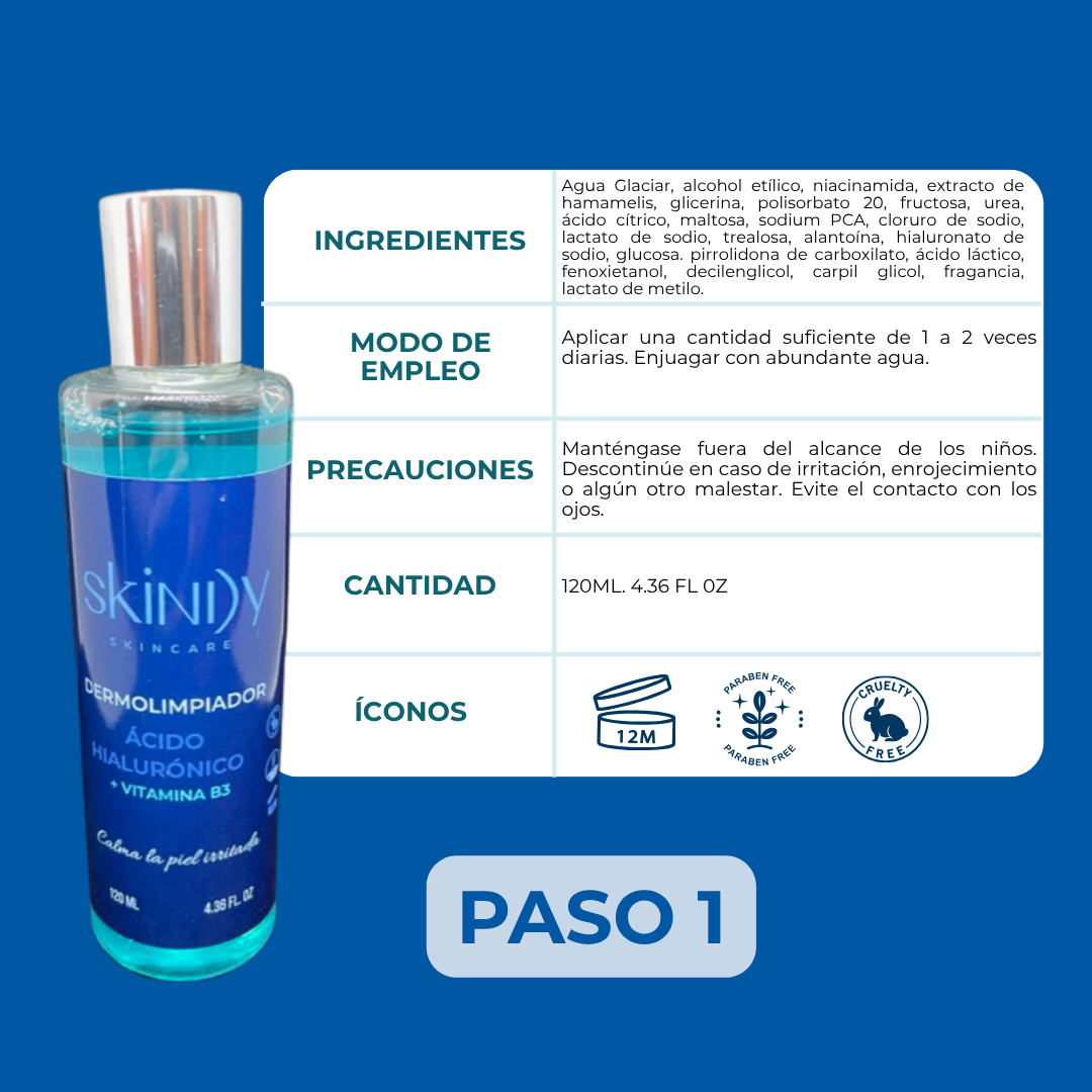 Kit de Skincare con Vitamina B3 (Niacinamida) – Piel uniforme y sin imperfecciones
