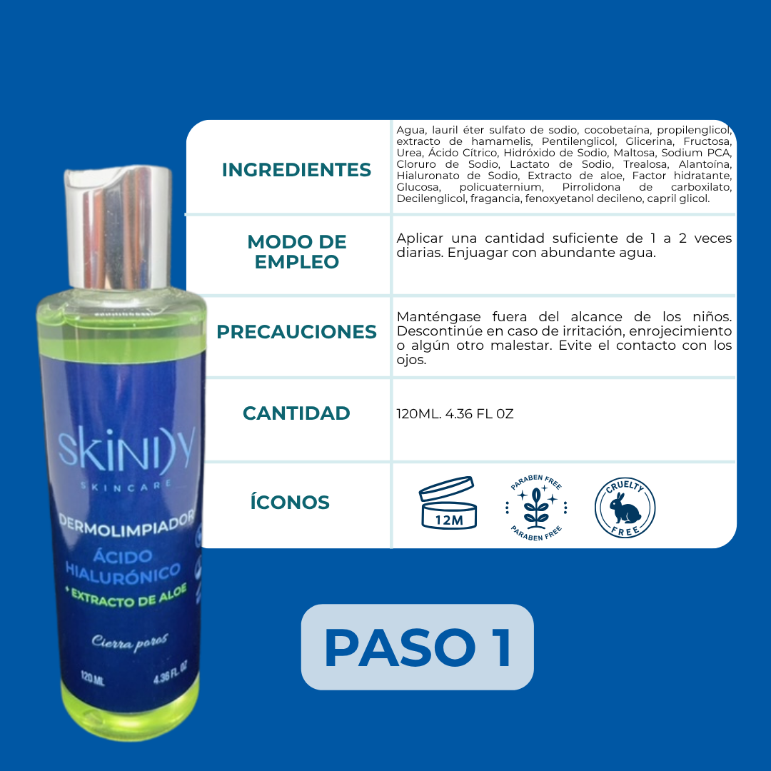 Kit de Skincare con Aloe Vera y Hamamelis – Ideal para piel grasa o con acné
