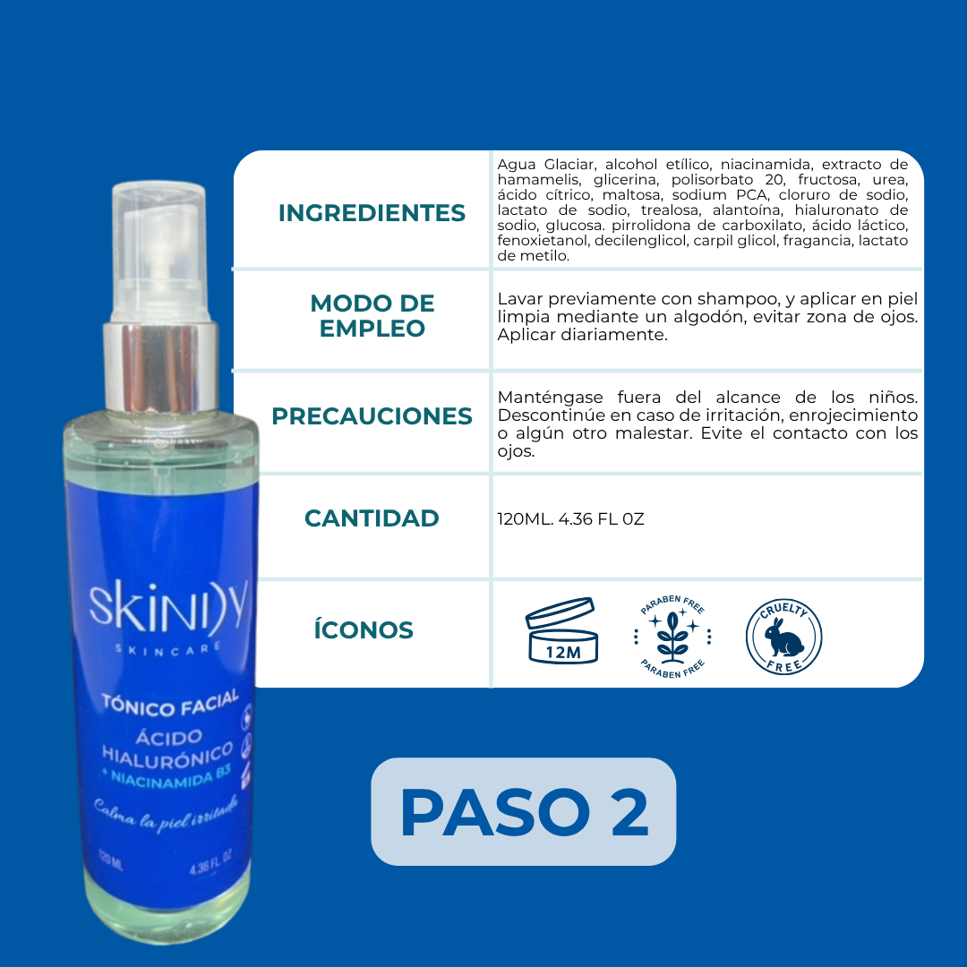 Kit de Skincare con Vitamina B3 (Niacinamida) – Piel uniforme y sin imperfecciones
