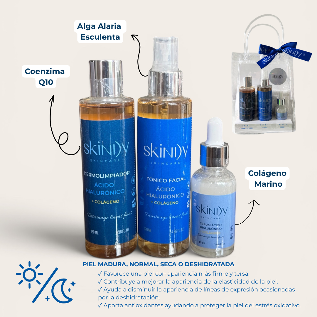 Kit de Skincare Anti-edad con Colágeno Marino – Firmeza y elasticidad natural