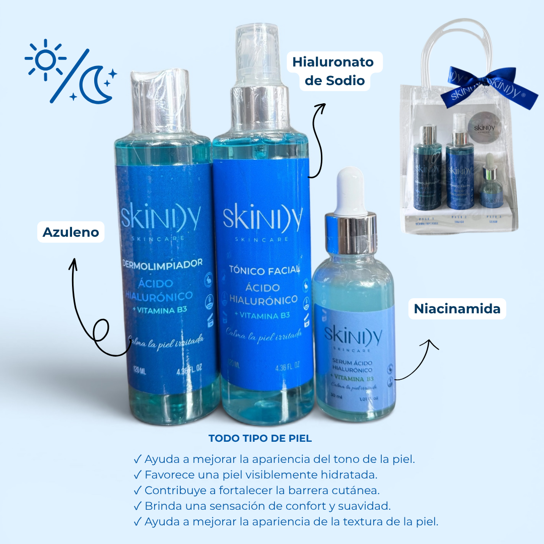Kit de Skincare con Niacinamida (Vitamina B3) – Piel uniforme y sin imperfecciones