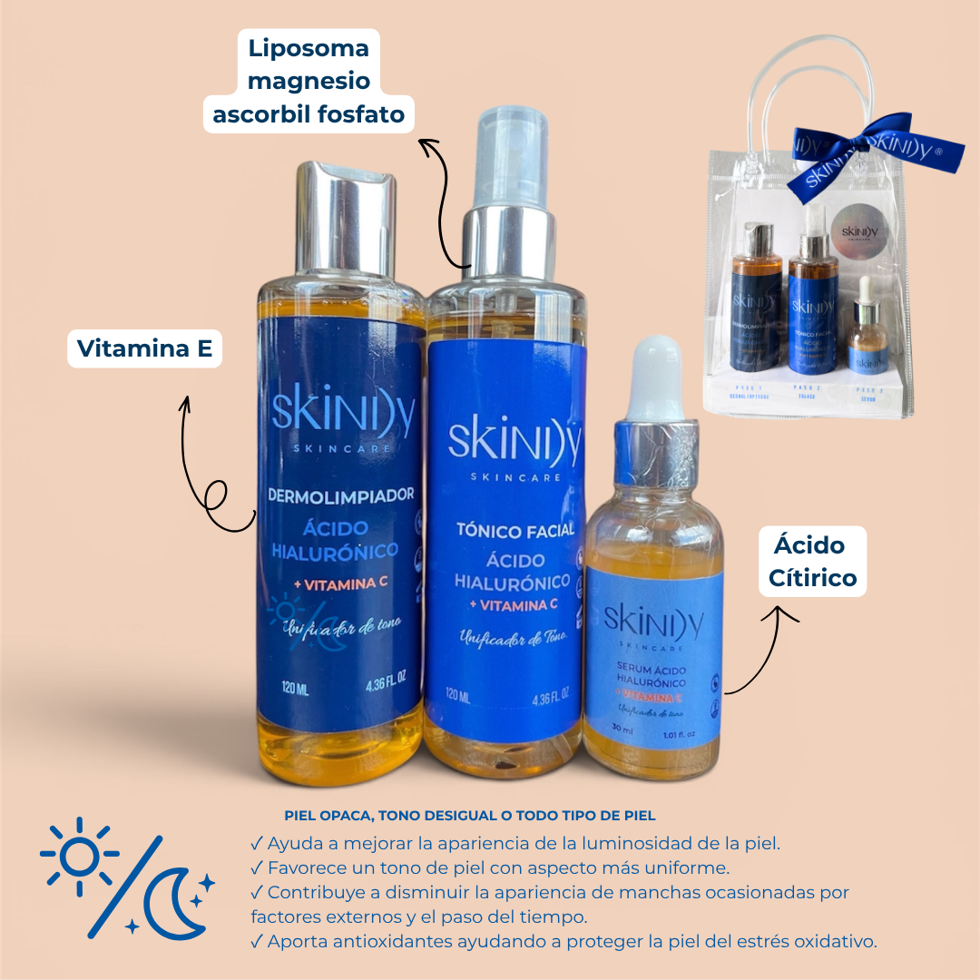 Kit de Skincare con Vitamina C – Despigmentante natural para rostro