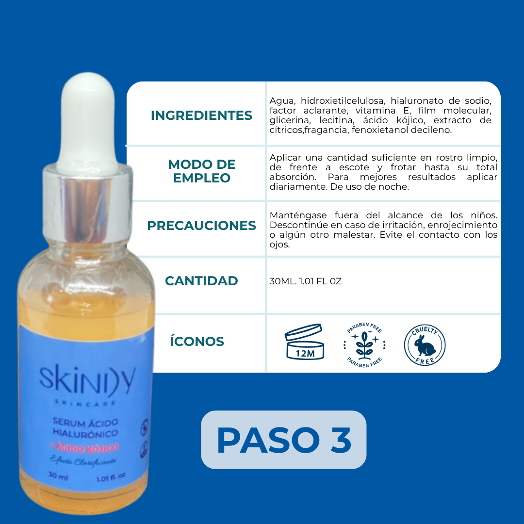 Kit de Skincare con Vitamina C + Ácido Kójico – Despigmentante natural para rostro