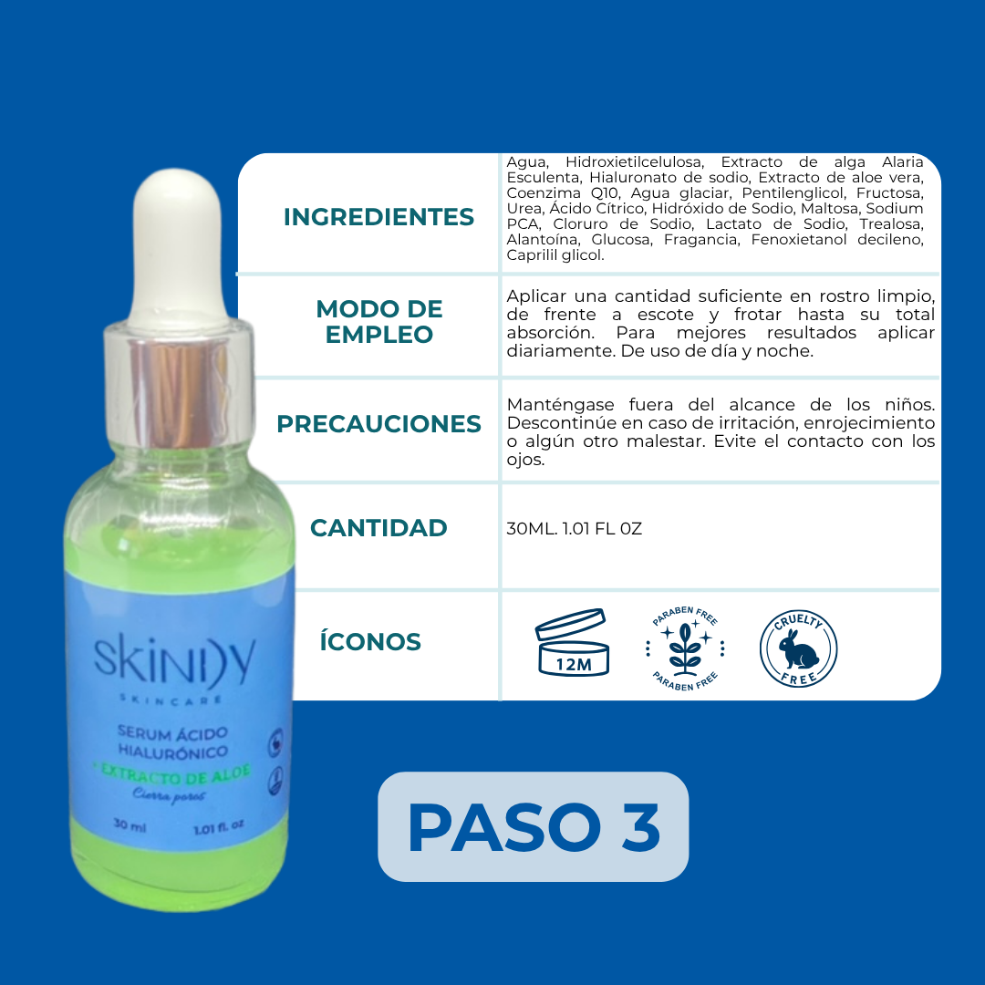 Kit de Skincare con Aloe Vera y Hamamelis – Ideal para piel grasa o con acné