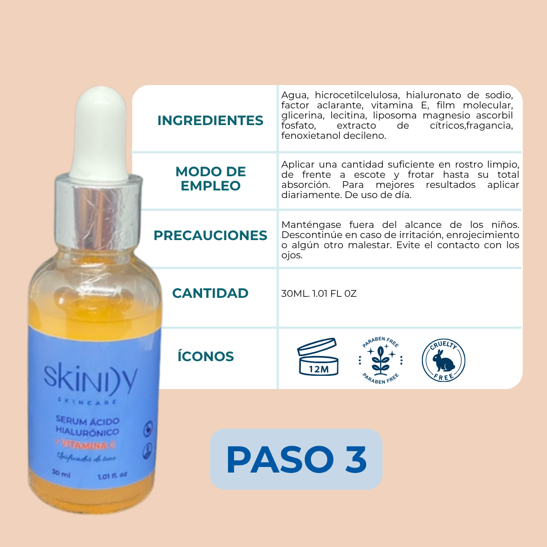 Kit de Skincare con Vitamina C – Despigmentante natural para rostro