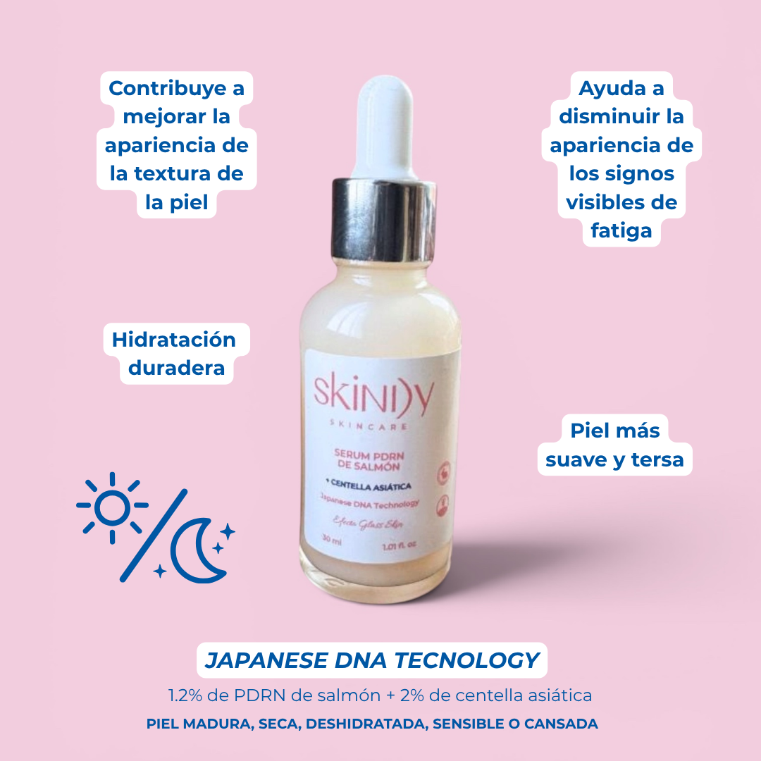 Sérum Regenerador de PDRN de Salmón y Centella Asiática – Piel hidratada, calmada y visiblemente revitalizada