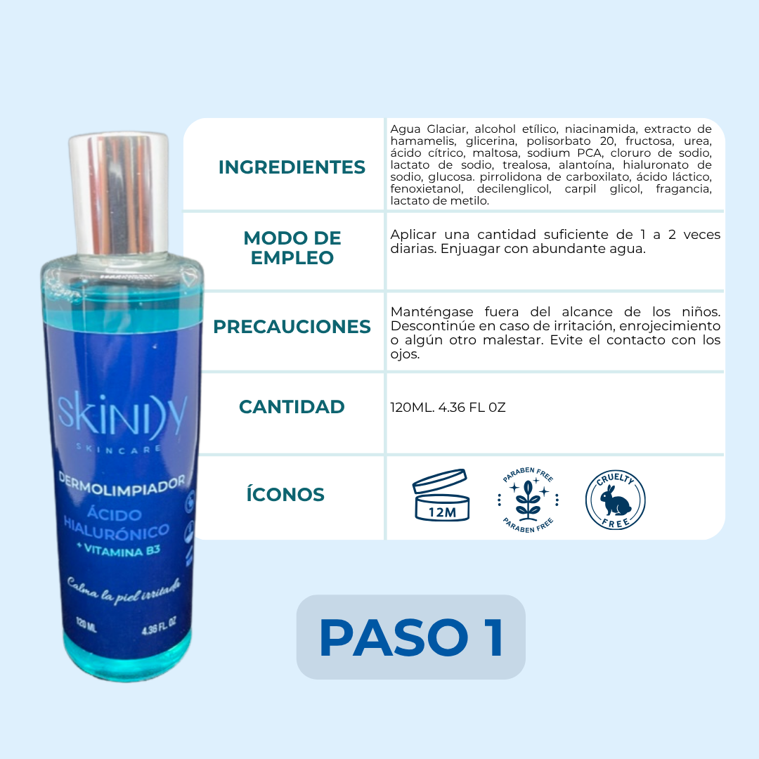 Kit de Skincare con Niacinamida (Vitamina B3) – Piel uniforme y sin imperfecciones