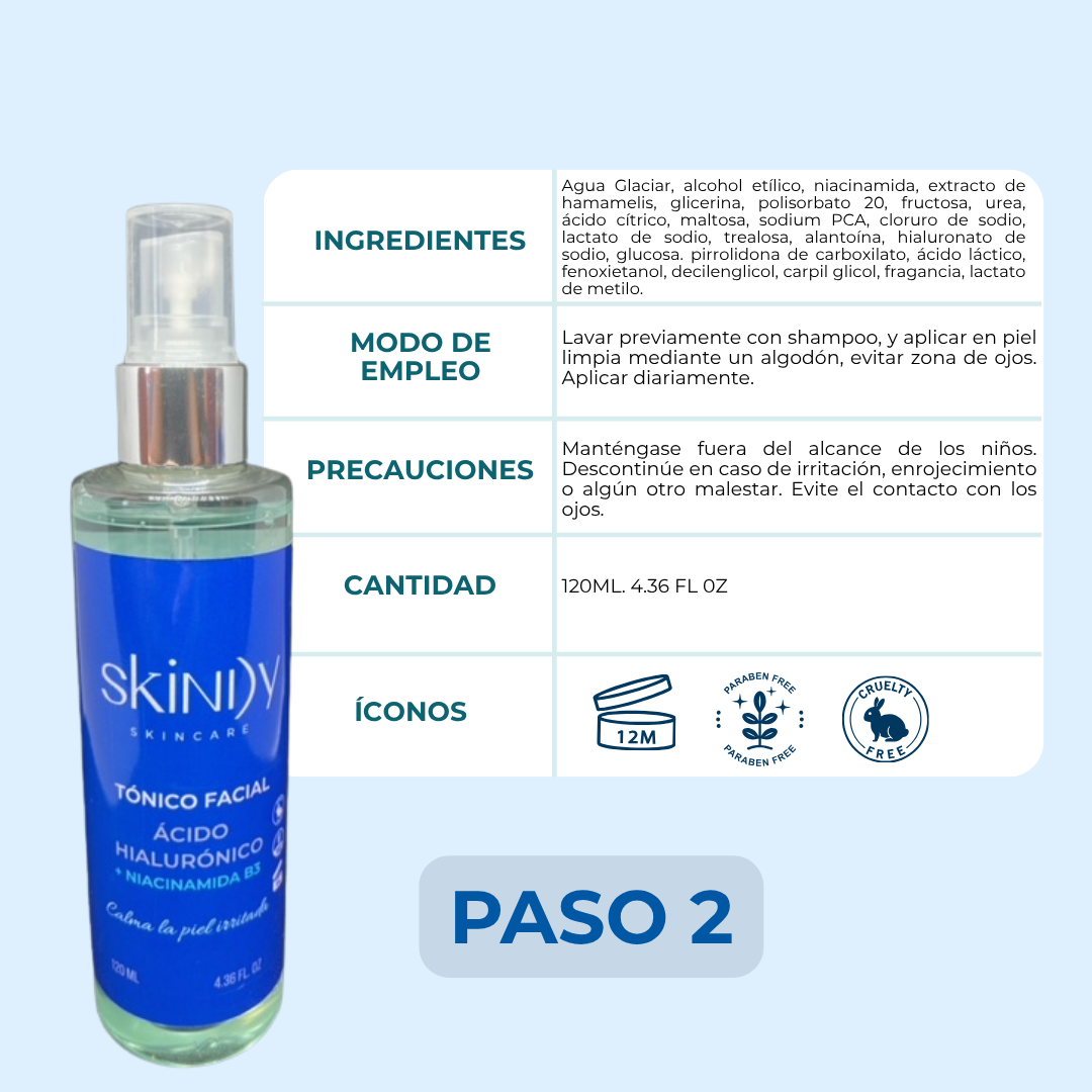 Kit de Skincare con Niacinamida (Vitamina B3) – Piel uniforme y sin imperfecciones