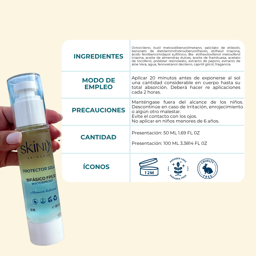 Protector Solar en Spray – Hidratante, waterproof y ligero