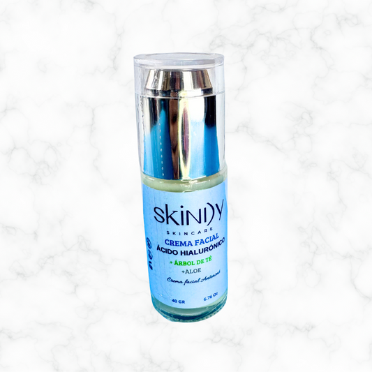 Crema Facial con Árbol de Té – Control de grasa y prevención de acné